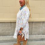 [Mary Square] Naomi Ivy Lane Mini Dress - The Pink Pineapple 850