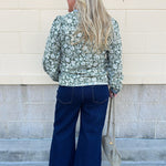 [Mary Square] Naomi Top in Painted Trillium Olive - The Pink Pineapple 850