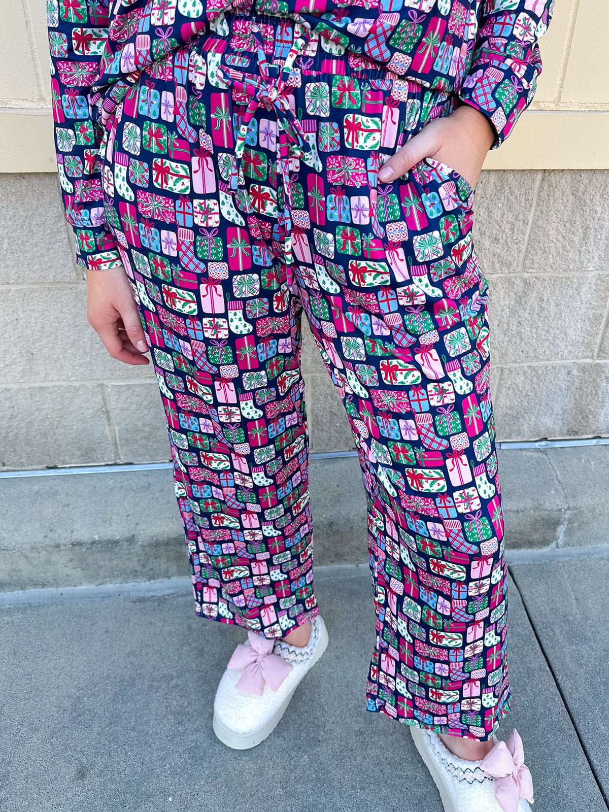 [Mary Square] No Peeking Pajama Set - The Pink Pineapple 850