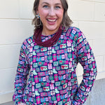 [Mary Square] No Peeking Pajama Set - The Pink Pineapple 850