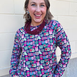 [Mary Square] No Peeking Pajama Set - The Pink Pineapple 850