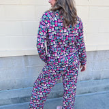 [Mary Square] No Peeking Pajama Set - The Pink Pineapple 850