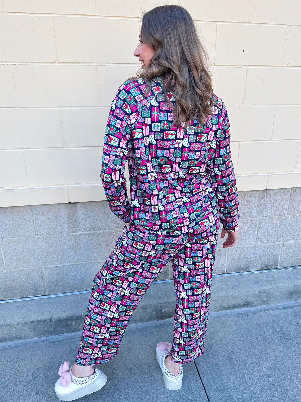 [Mary Square] No Peeking Pajama Set - The Pink Pineapple 850