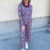 [Mary Square] No Peeking Pajama Set - The Pink Pineapple 850