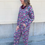 [Mary Square] No Peeking Pajama Set - The Pink Pineapple 850