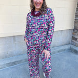 [Mary Square] No Peeking Pajama Set - The Pink Pineapple 850