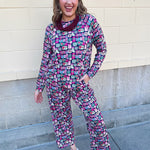 [Mary Square] No Peeking Pajama Set - The Pink Pineapple 850