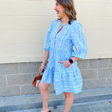 [Mary Square] Riley Mini Dress in Tulip Tapestry - The Pink Pineapple 850