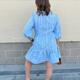 [Mary Square] Riley Mini Dress in Tulip Tapestry - The Pink Pineapple 850