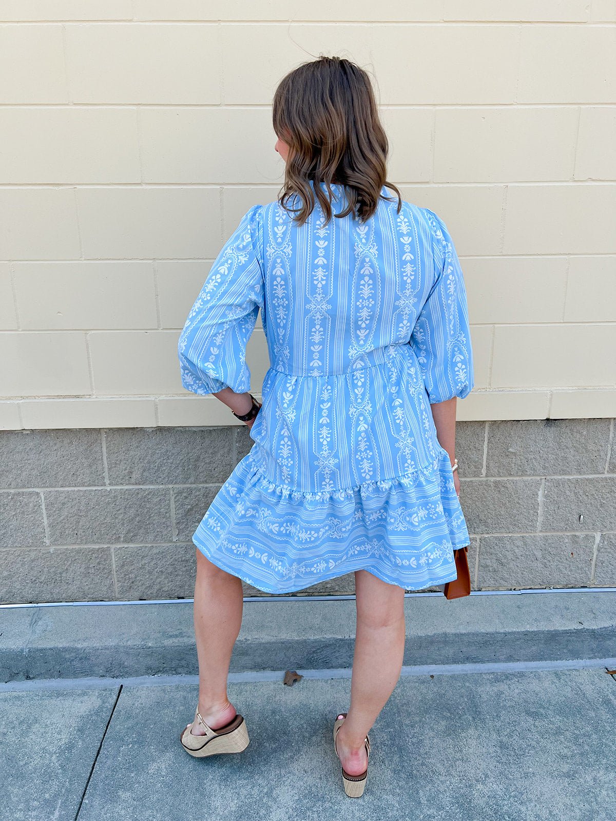 [Mary Square] Riley Mini Dress in Tulip Tapestry - The Pink Pineapple 850