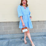 [Mary Square] Riley Mini Dress in Tulip Tapestry - The Pink Pineapple 850