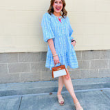 [Mary Square] Riley Mini Dress in Tulip Tapestry - The Pink Pineapple 850
