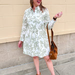 [Mary Square] Sarah Dress | Lacecap White - The Pink Pineapple 850