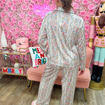 Mary Square Satin Charlotte Ivy Lane Pajama Set - The Pink Pineapple 850