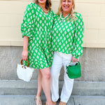 [Mary Square] Scarlette Top in Early Riser Green - The Pink Pineapple 850