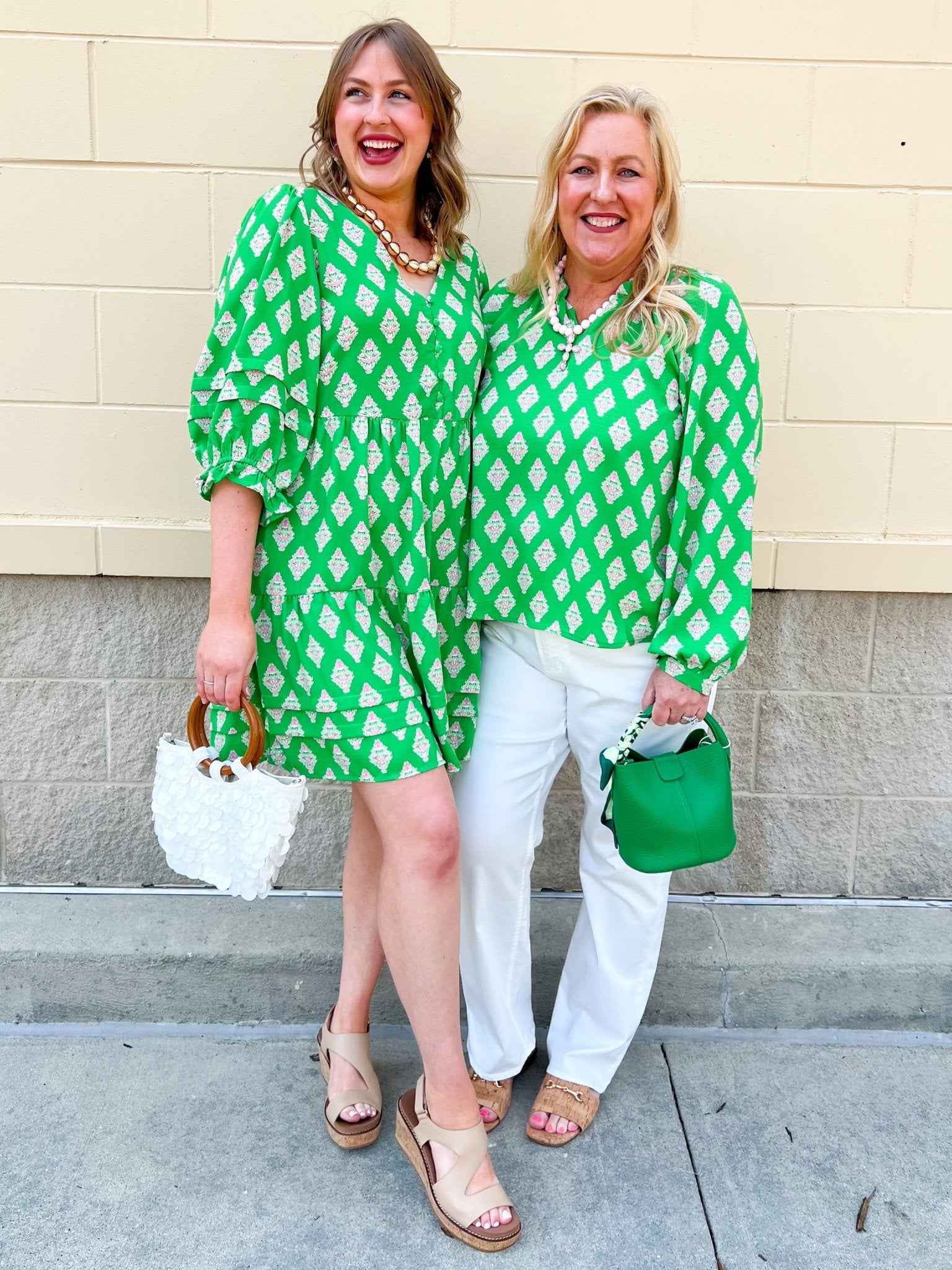 [Mary Square] Scarlette Top in Early Riser Green - The Pink Pineapple 850