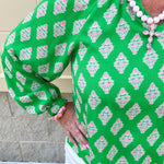 [Mary Square] Scarlette Top in Early Riser Green - The Pink Pineapple 850