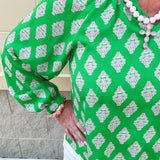 [Mary Square] Scarlette Top in Early Riser Green - The Pink Pineapple 850