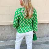[Mary Square] Scarlette Top in Early Riser Green - The Pink Pineapple 850
