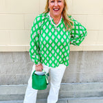 [Mary Square] Scarlette Top in Early Riser Green - The Pink Pineapple 850