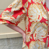 [Mary Square] Tamryn Fall Floral Fire Top - The Pink Pineapple 850