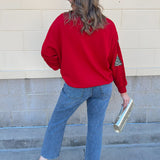 [Mary Square] Tinsel & Trees Sweater - The Pink Pineapple 850
