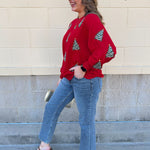 [Mary Square] Tinsel & Trees Sweater - The Pink Pineapple 850