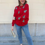 [Mary Square] Tinsel & Trees Sweater - The Pink Pineapple 850