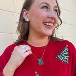 [Mary Square] Tinsel & Trees Sweater - The Pink Pineapple 850