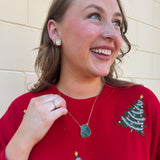 [Mary Square] Tinsel & Trees Sweater - The Pink Pineapple 850