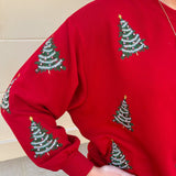 [Mary Square] Tinsel & Trees Sweater - The Pink Pineapple 850