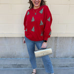 [Mary Square] Tinsel & Trees Sweater - The Pink Pineapple 850