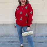 [Mary Square] Tinsel & Trees Sweater - The Pink Pineapple 850