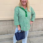 Match Point Stripe Top - The Pink Pineapple 850