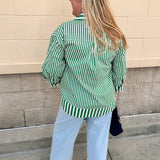 Match Point Stripe Top - The Pink Pineapple 850