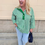 Match Point Stripe Top - The Pink Pineapple 850