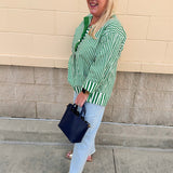 Match Point Stripe Top - The Pink Pineapple 850