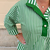 Match Point Stripe Top - The Pink Pineapple 850