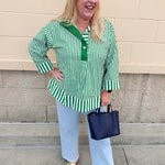 Match Point Stripe Top - The Pink Pineapple 850