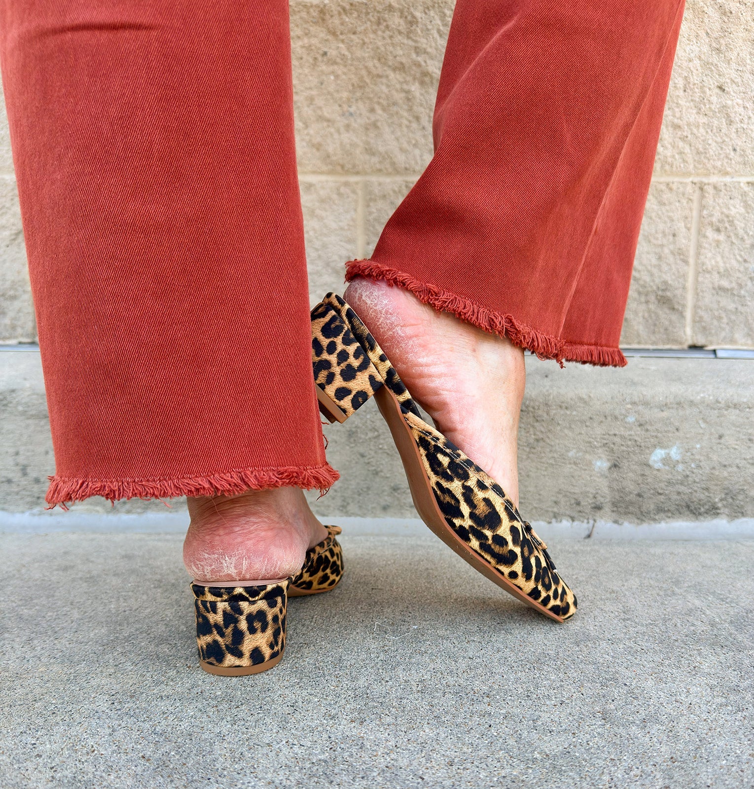 [Matisse] The Geneva Heeled Leopard Mule - The Pink Pineapple 850