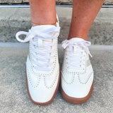 [Matisse] Wylder White Studded Sneakers - The Pink Pineapple 850