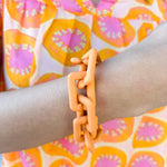 Matte Colorful Chain Bracelet - The Pink Pineapple 850