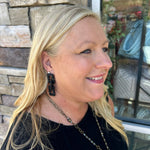 Matte Drop Chain Earrings - The Pink Pineapple 850