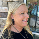 Matte Drop Chain Earrings - The Pink Pineapple 850