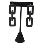 Matte Drop Chain Earrings - The Pink Pineapple 850