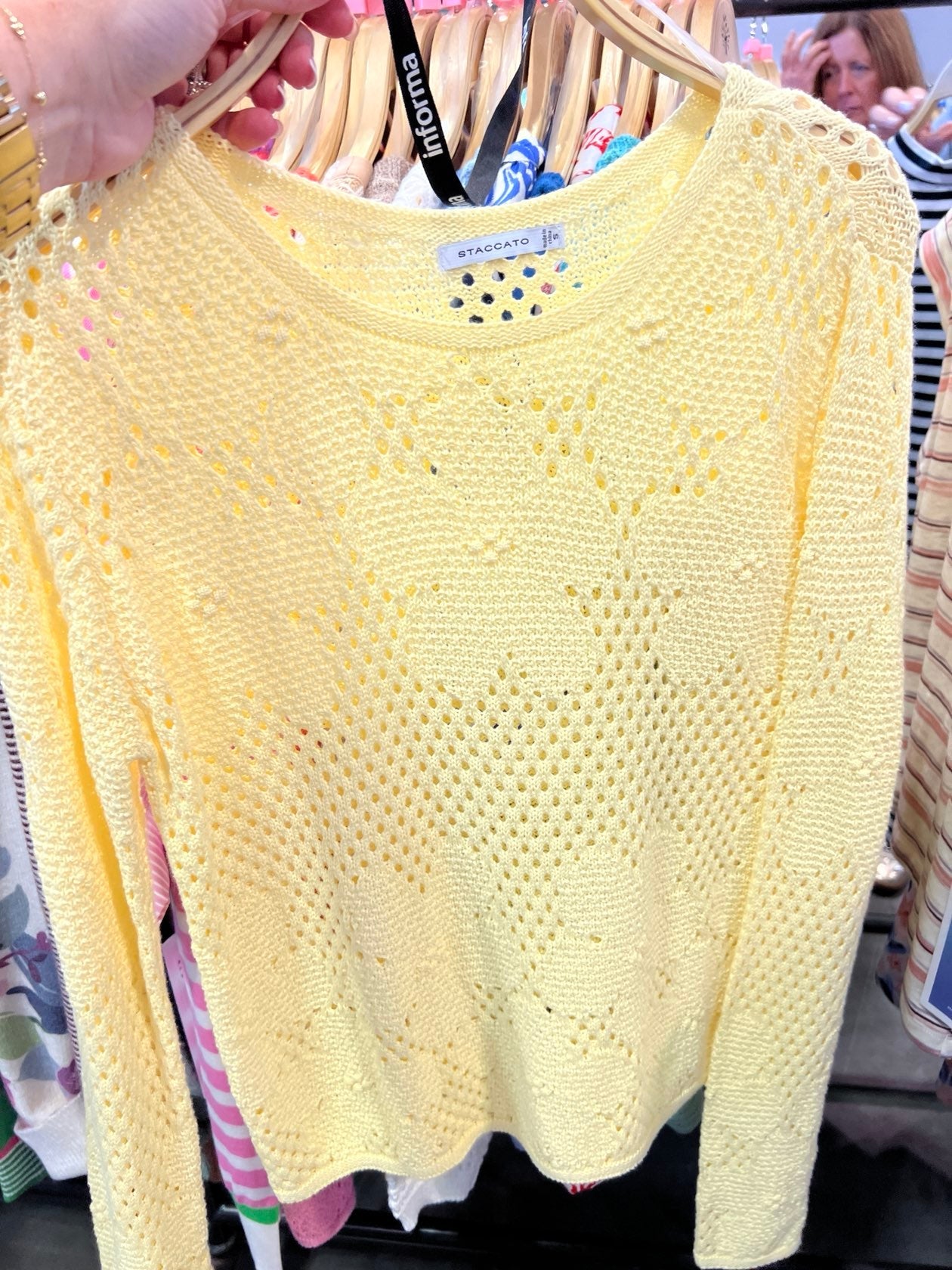 Meadow Bloom Crochet Pullover – Lemon - The Pink Pineapple 850