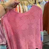 Meadow Bloom Crochet Pullover – Pink - The Pink Pineapple 850