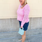 Meadow Bloom Crochet Pullover – Pink - The Pink Pineapple 850