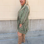 Meadow Mist Ruffle Mini Dress - The Pink Pineapple 850