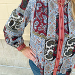 Meadow Patch Quilted Blouse - The Pink Pineapple 850